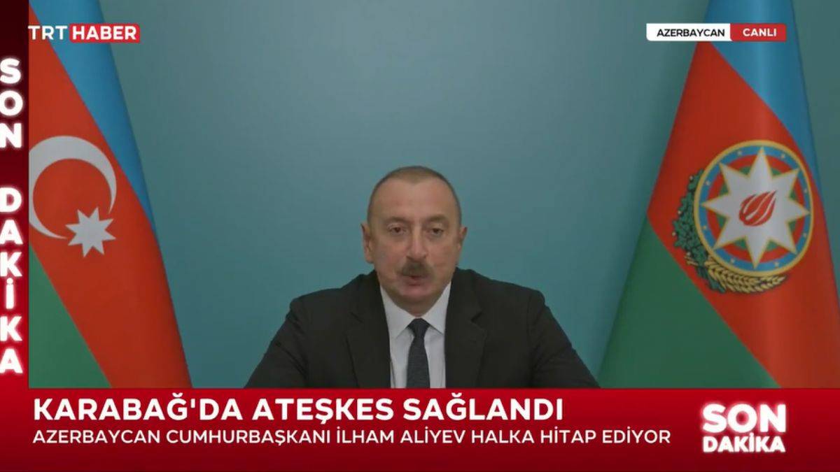 Aliyev'den ulusa sesleniş konuşması