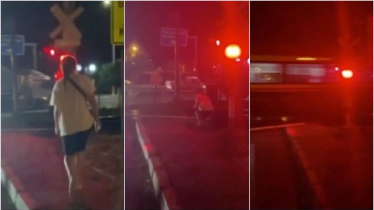 Tren bariyerini kaldıracağı sırada canından oluyordu