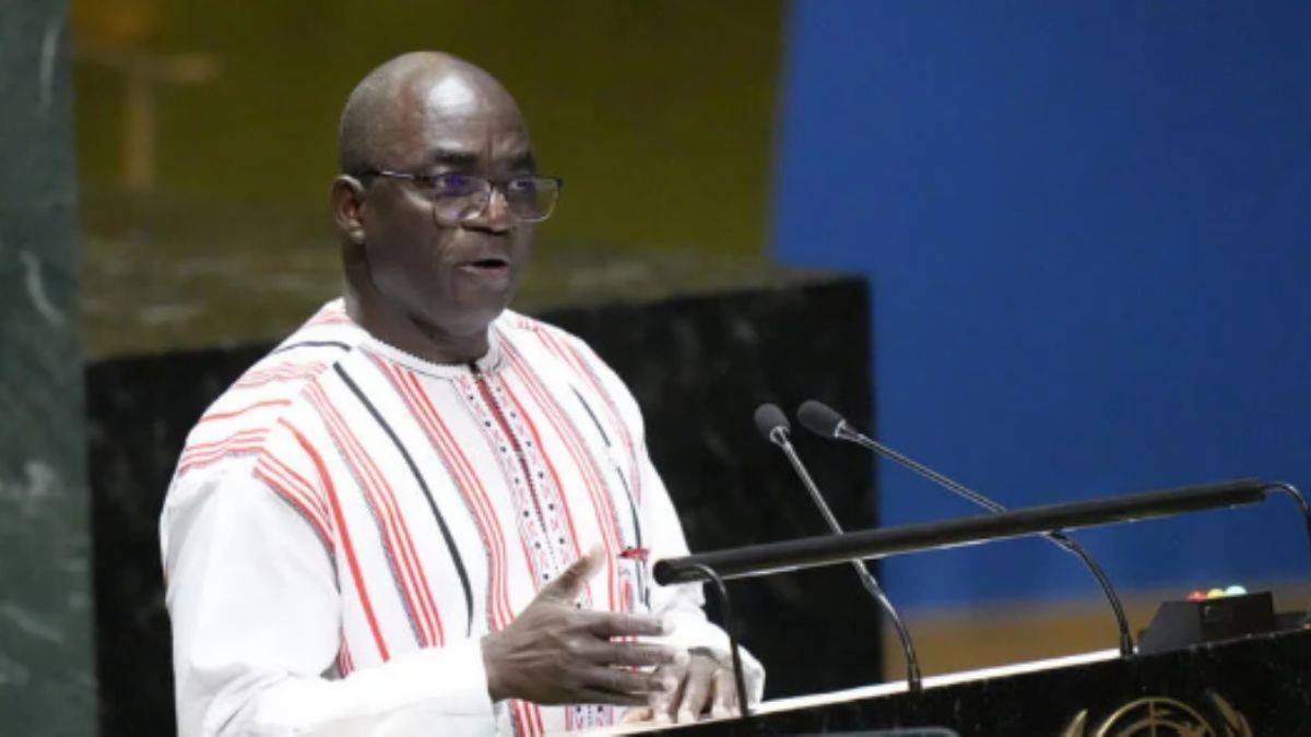 Burkina Fasolu bakan BM kürsüsünden Macron'a meydan okudu