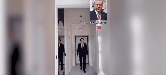 Dünya liderlerinin yürüyüşlerini taklit eden adam