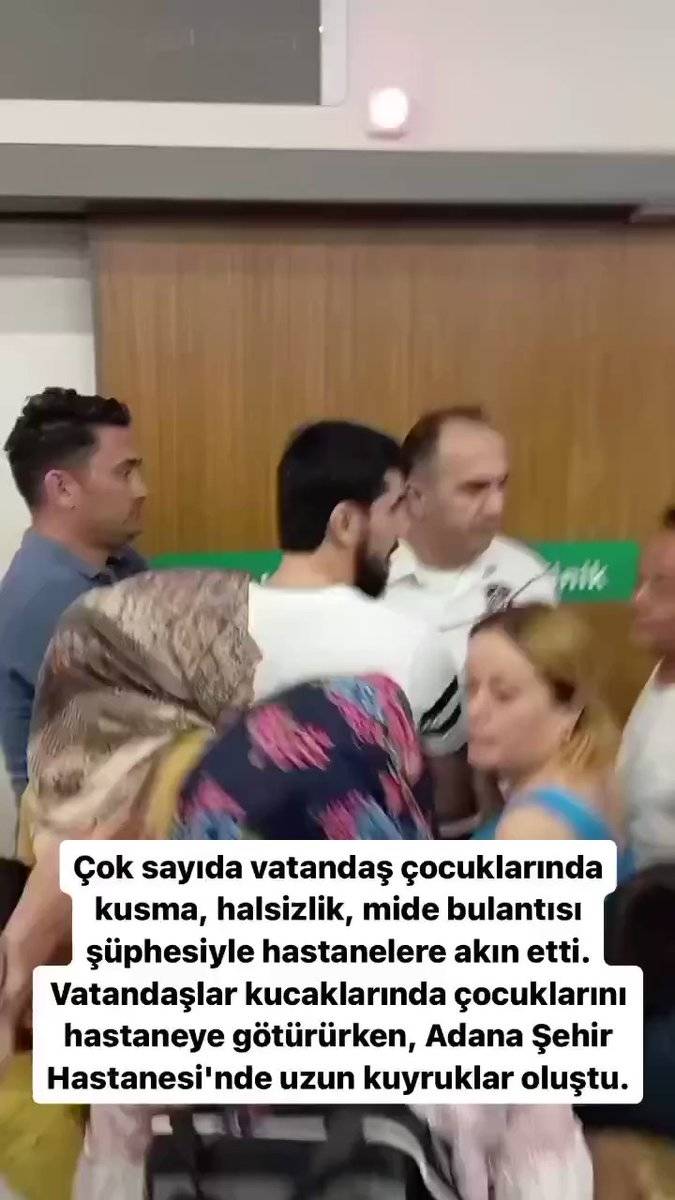 Çok sayıda aile hastanelere akın etti