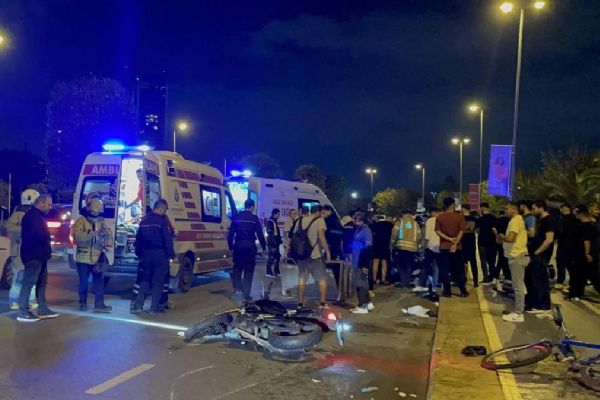 Pendik'te korkutan kaza! 2 yaralı