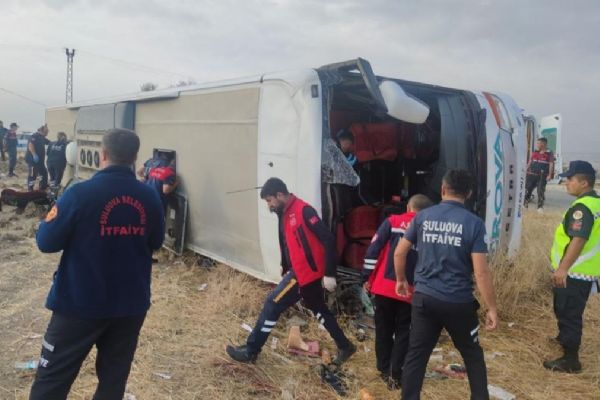 Amasya'da otobüs kazası: Çok sayıda ölü ve yaralı var