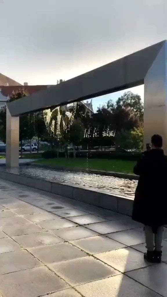 Çekya'da mühendislik harikası şelale