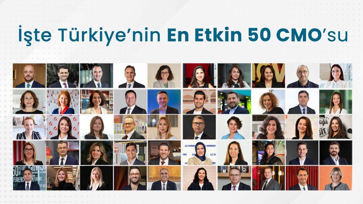 Türkiye’nin ‘En Etkin 50 CMO’su açıklandı