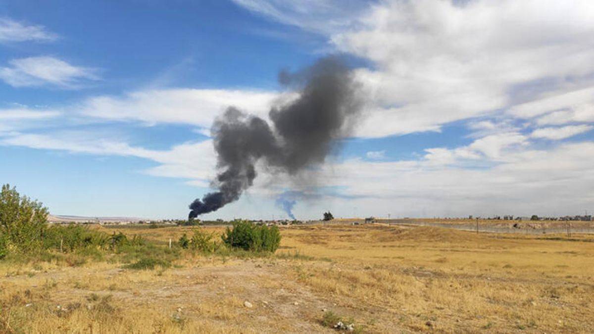 Kamışlı'da peş peşe patlama