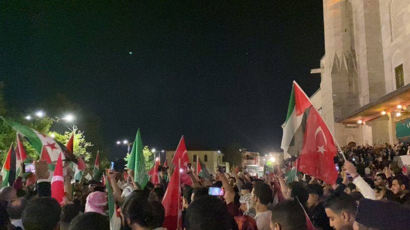 Türkiye’den Filistin halkına destek gösterileri