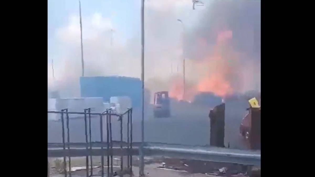 İsrail'e bağlı kontrol noktası vuruldu