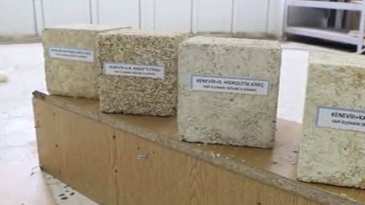 Kenevir sapından inşaat malzemesi! Tuğladan daha hafif