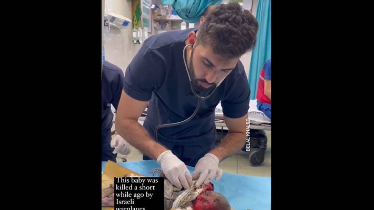 Gazze'de öldürülen bebeğin hastanedeki son anları