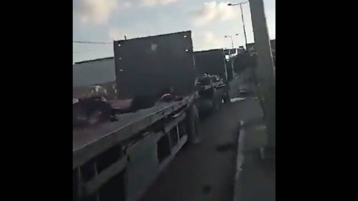 Görüntüler ortaya çıktı! Göç etmek zorunda kalan Gazzeliler öldürüldü