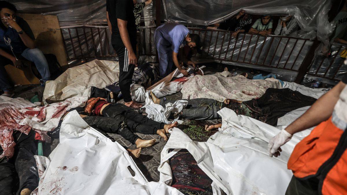 İsrail'in Gazze'deki hastane saldırısı dünya medyasında