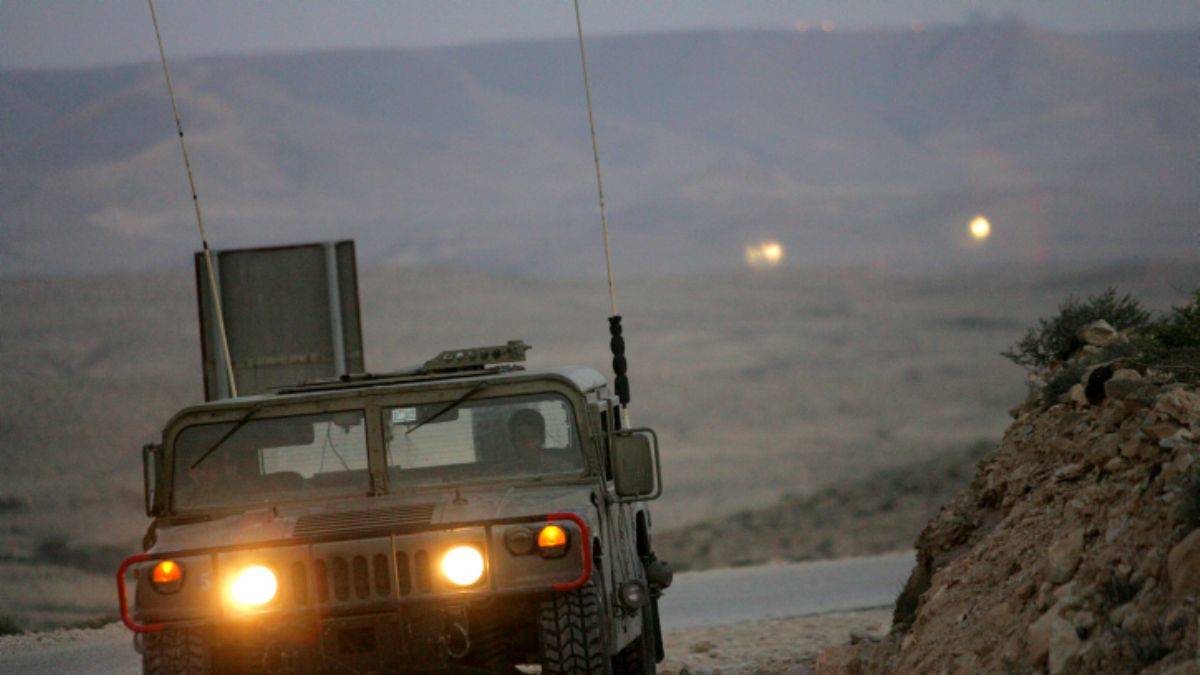 Amerikan zırhlı araçları İsrail'de