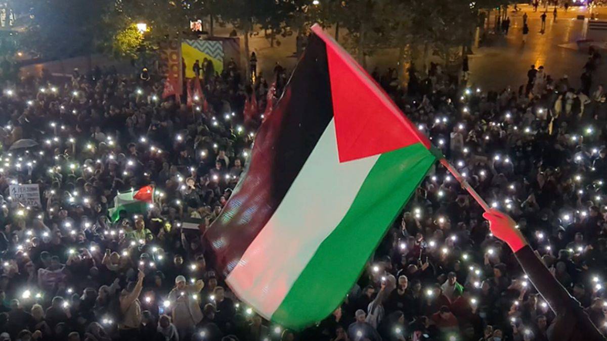 Karar iptal! Paris'te Filistin için dev gösteri