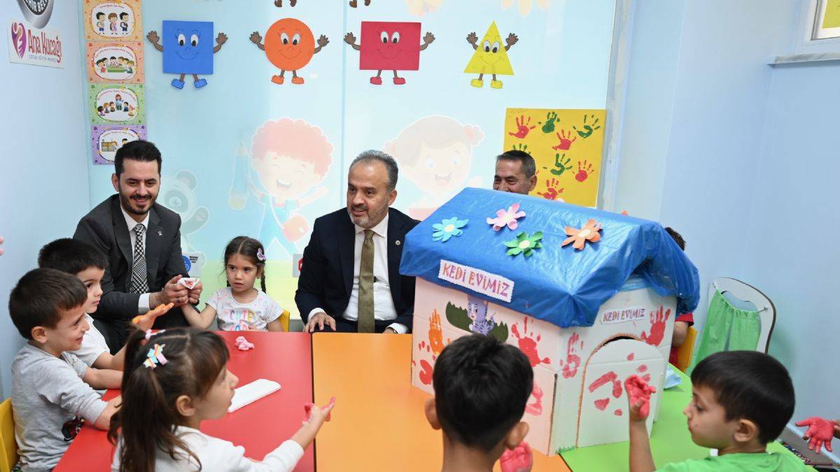 Demirtaşlı minikler de artık ‘Ana Kucağında’