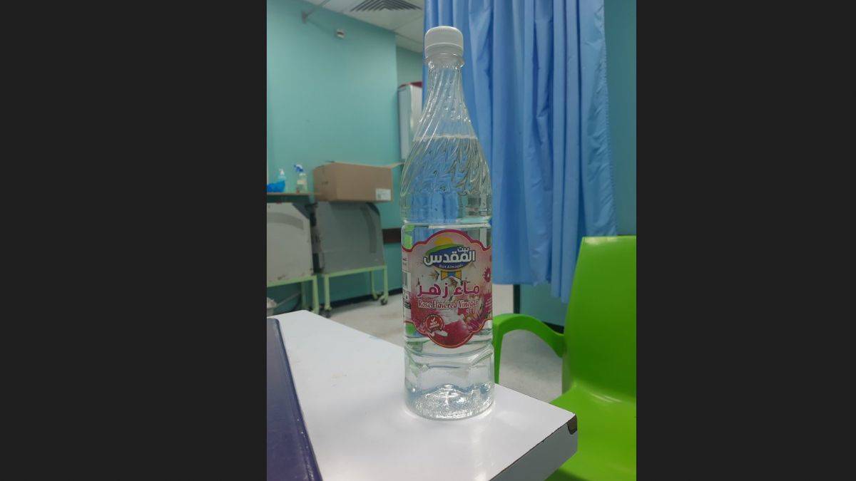 Gazze'de dezenfektan bitti, sirke kullanmaya başladılar