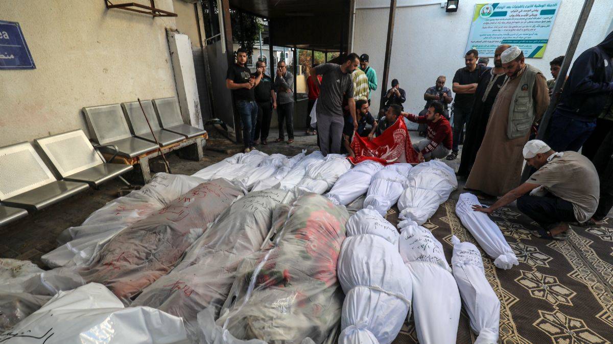 'Toplu mezarlık' Gazze!.. 1 kefende 4 cenaze