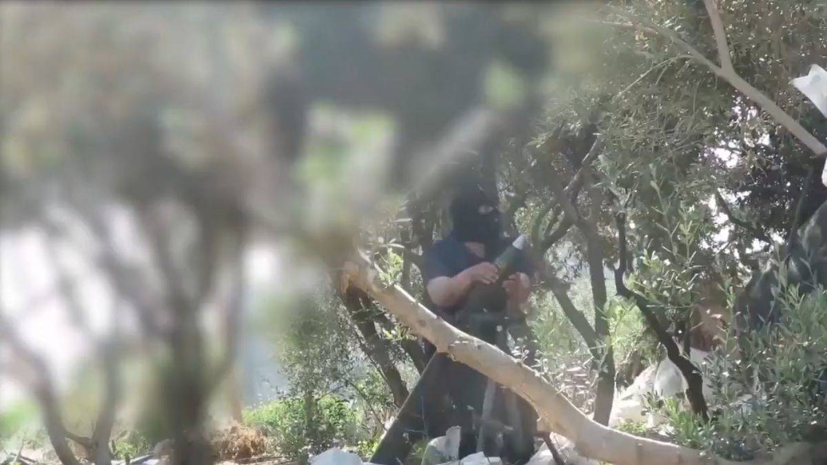 Kassam'dan İsrail'e yönelik roket saldırısı görüntüleri