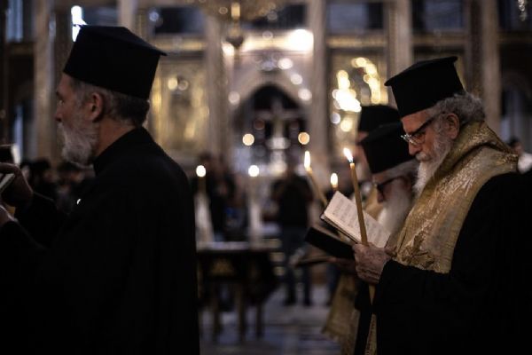 Gazzeliler için Doğu Kudüs'teki kilisede dua edildi