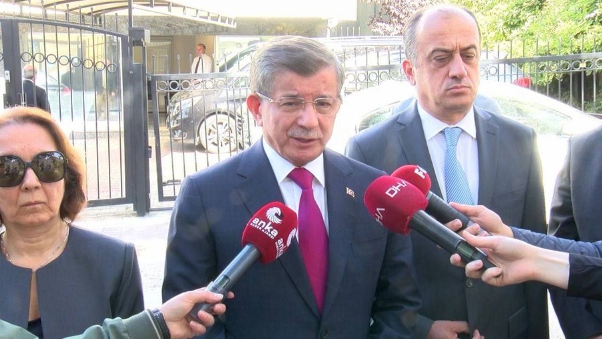Davutoğlu: Sayın Erdoğan'dan görüşme talep edeceğim