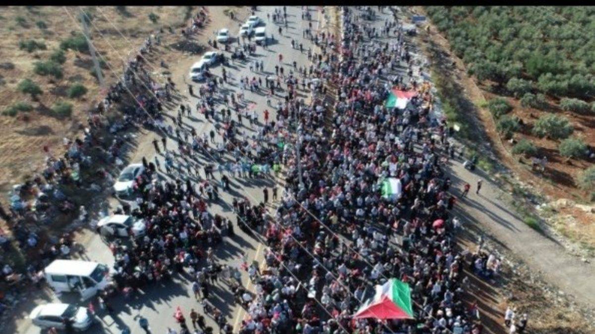 Cilvegözü'nde Filistin'e destek