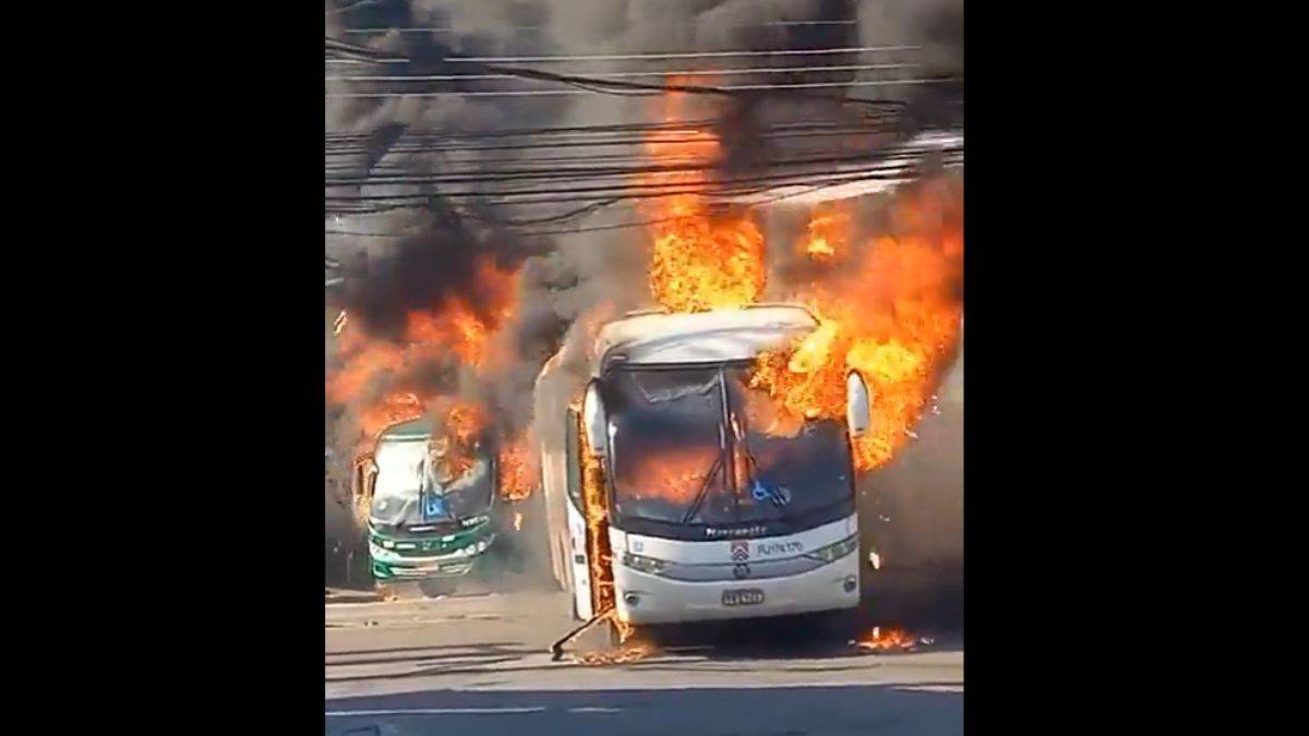 'Çete misillemesi': Otobüsleri, kamyonları yaktılar