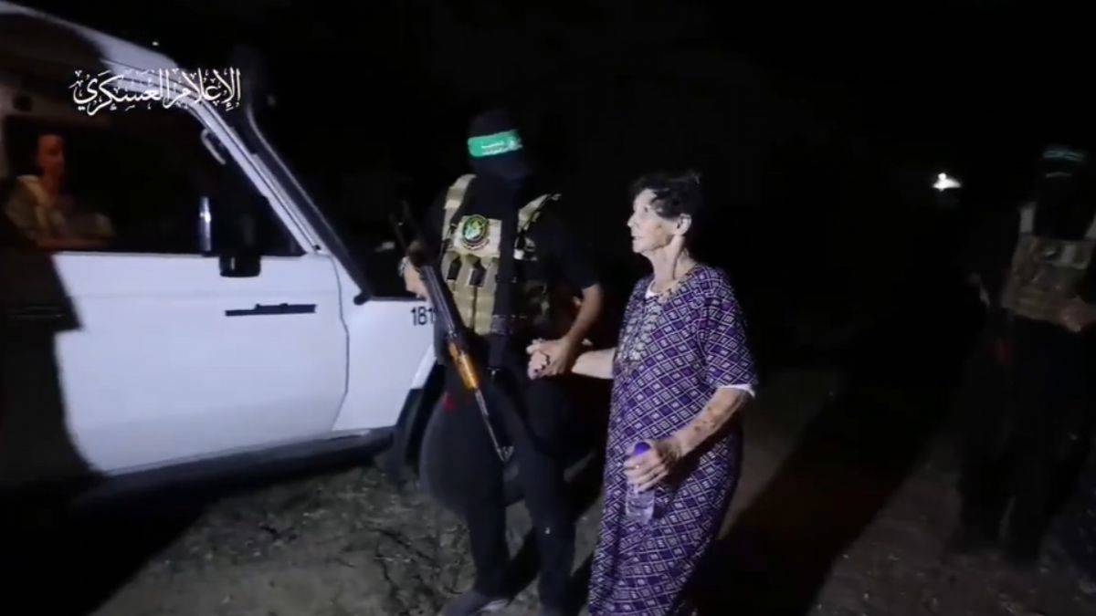 Kassam tarafından serbest bırakılan Yahudi kadın konuştu