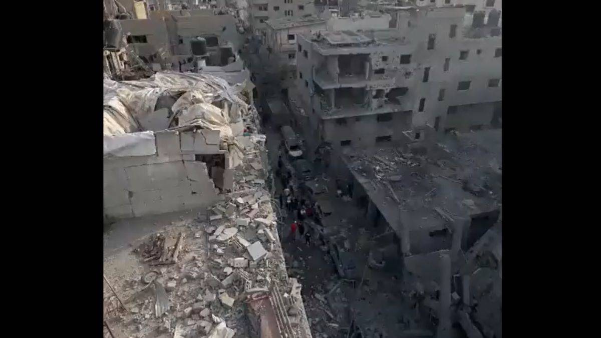 İsrail'in bombaladığı Gazze'den görüntüler