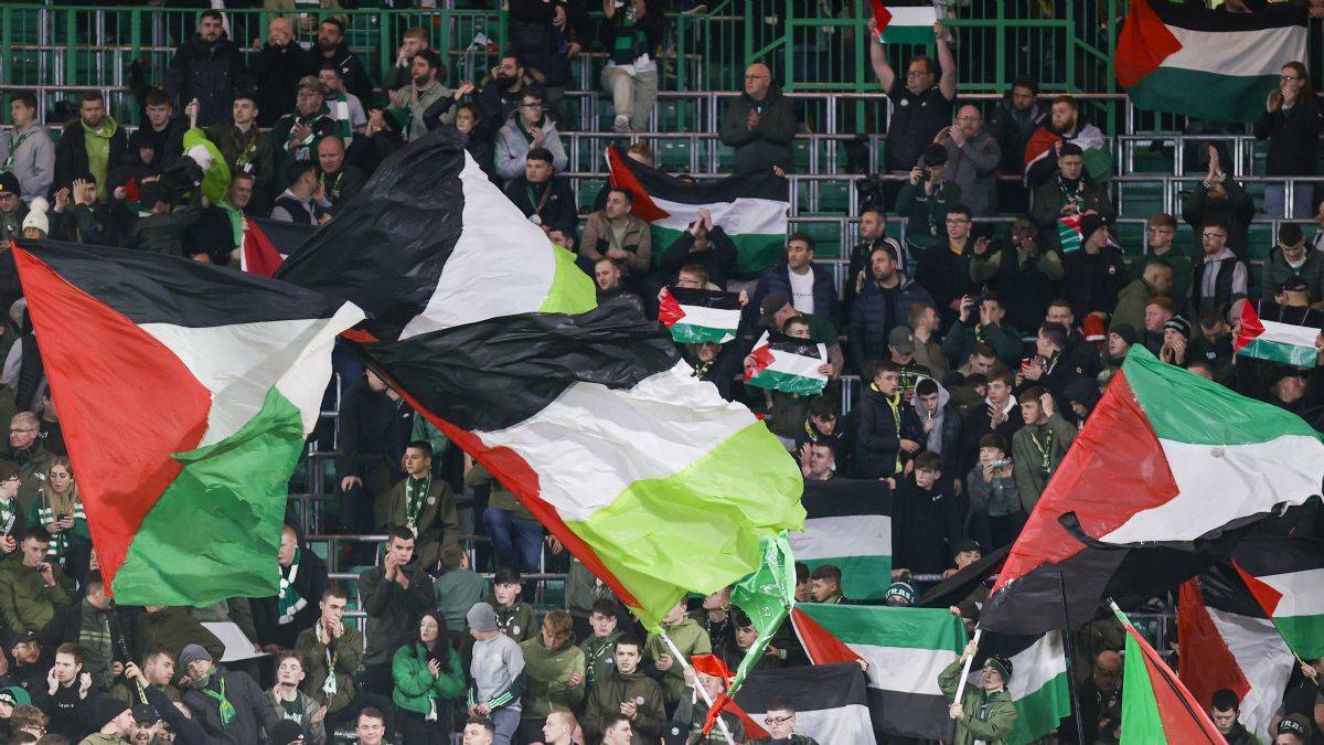 Filistin'i daima selamlayan taraftar: Celtic'in geçmişi