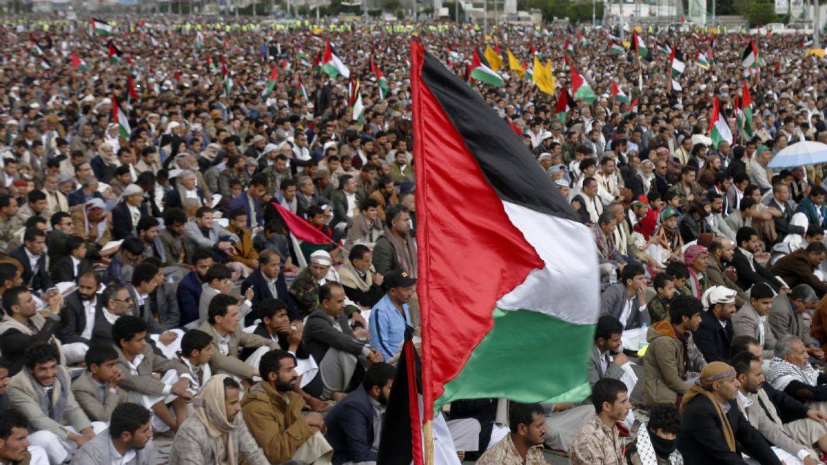 Yemen'de Gazze ve Mescid-i Aksa protestosu