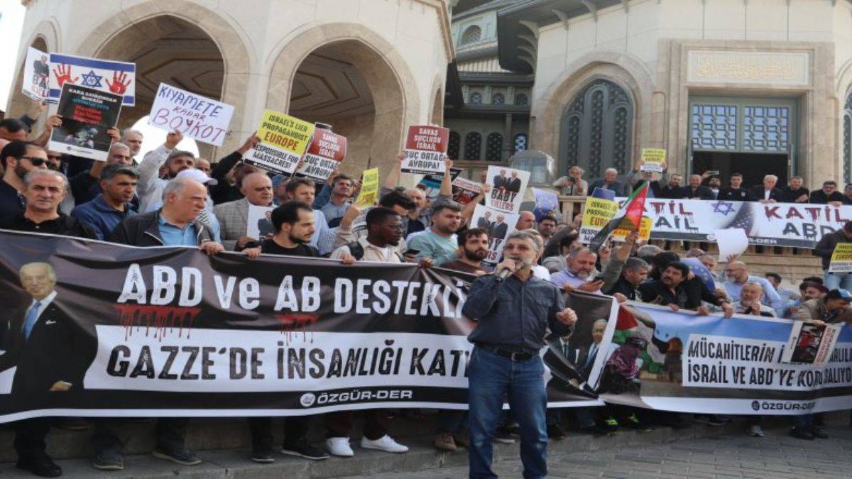 İşgal rejiminin Batılı işbirlikçileri Taksim’de protesto edildi