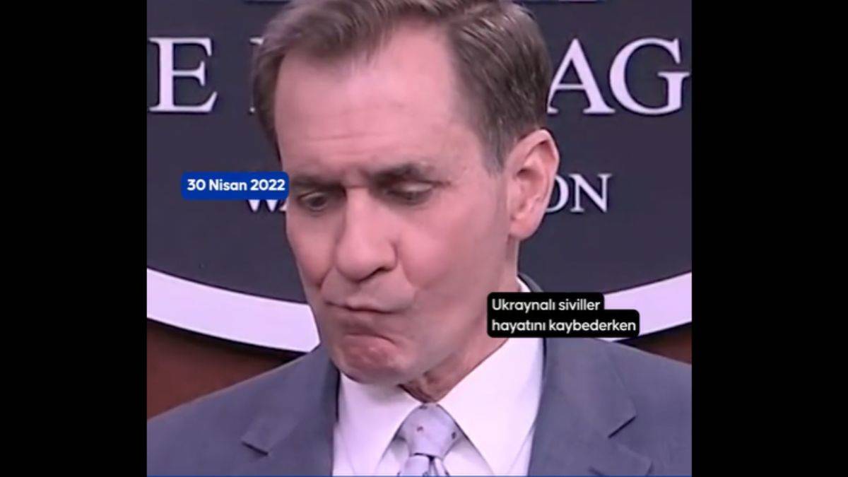 Ukrayna'yı savunurken yutkunan Kirby, Gazze için rahat konuştu