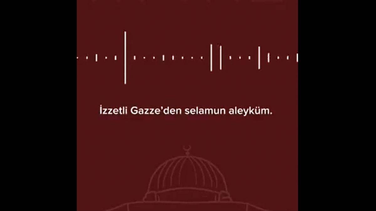 Gazze'den mesaj... 'Herkes paylaşsın...'
