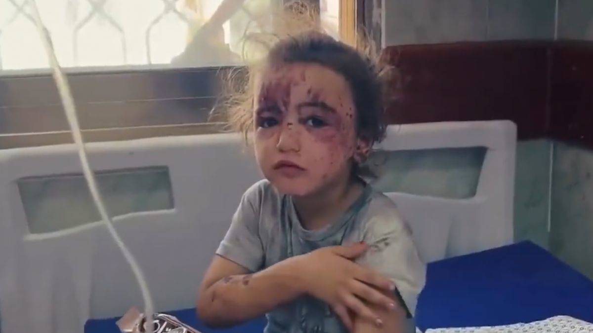 Gazzeli küçük kız: 'Beni bombaladılar'