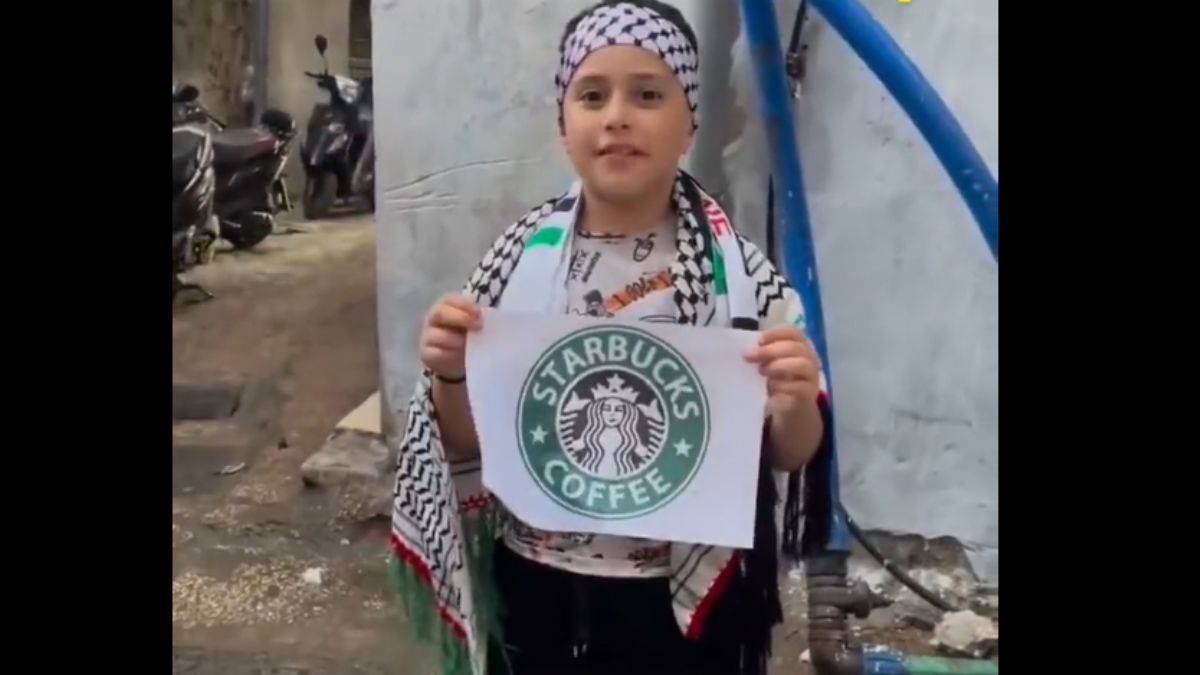 Filistinli çocuklardan boykot çağrısı