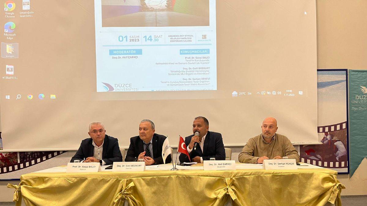 Akademi camiasından İsrail Deklarasyonu