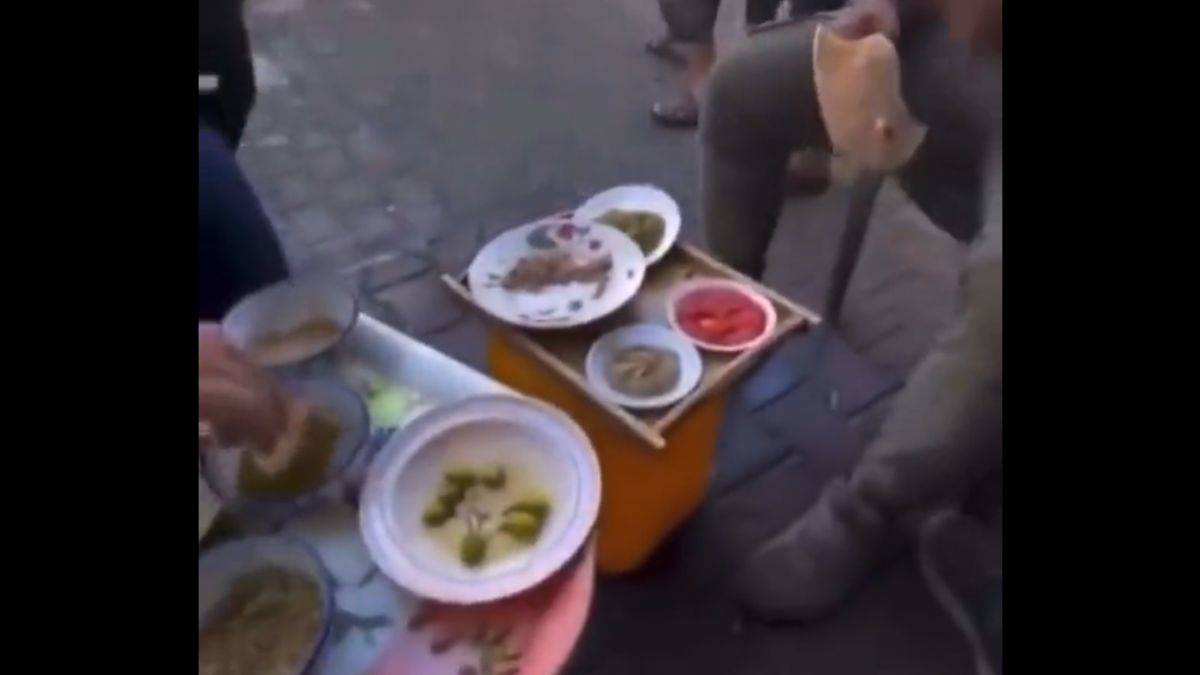 Gazze: Füze yağmuru altında kahvaltı