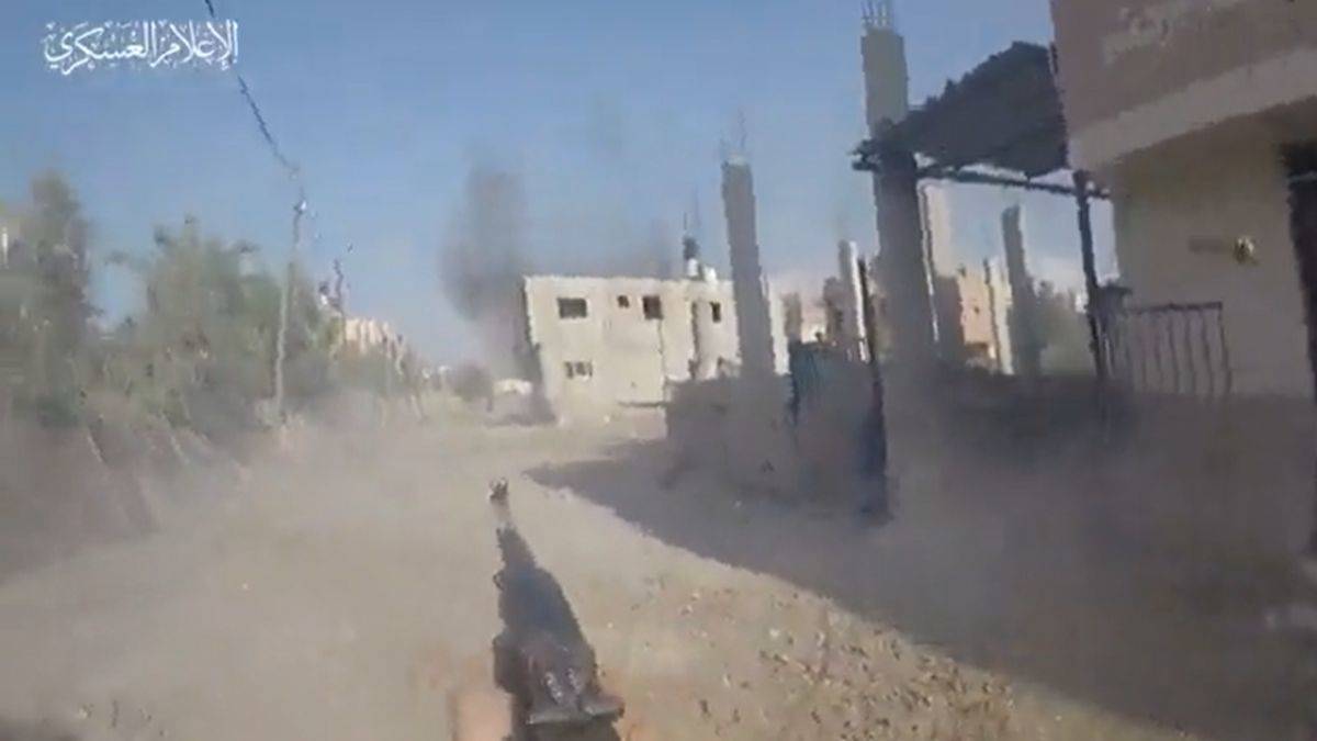 Kassam'dan sokak çatışması görüntüleri