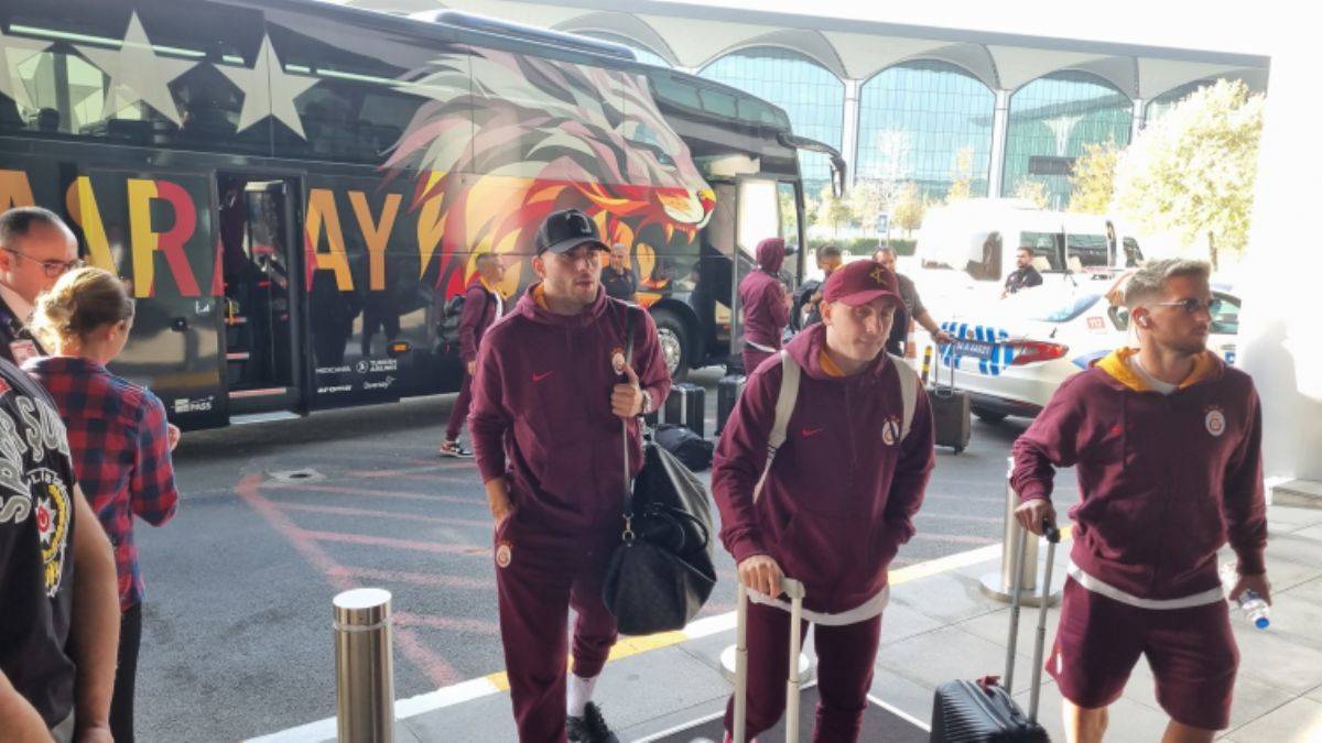 Galatasaray Almanya'ya gitti