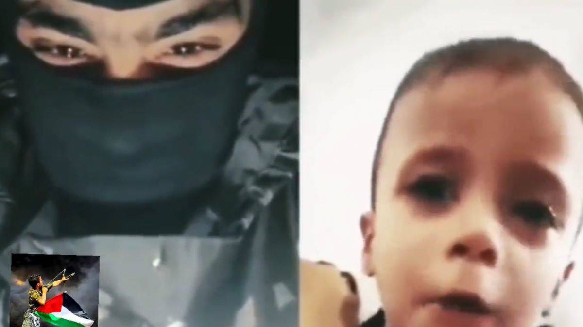 Kassam mensubu ailesine Kur'an öğrettiği anlarda patlama