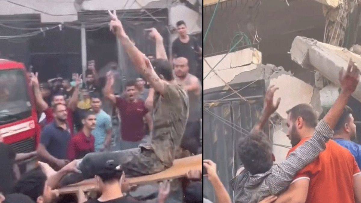 Enkaz altından kurtarılan yaralı Gazzeliler halkı böyle sevindirdi