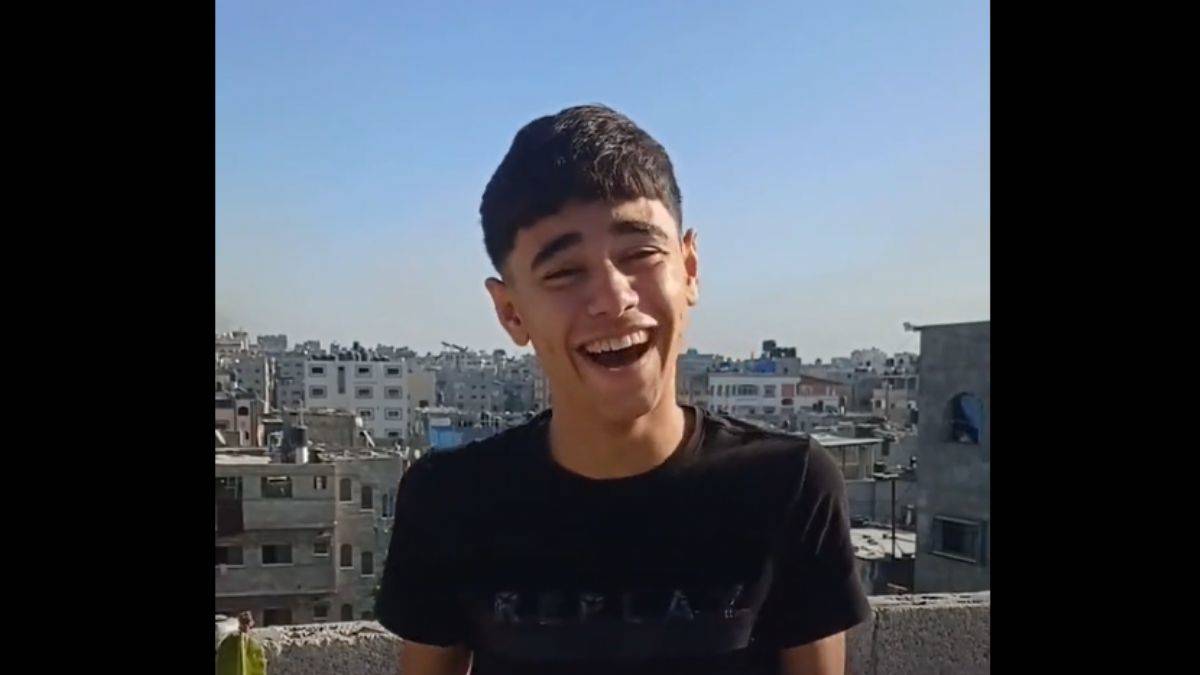 Gazzeli Abdurrahman'dan bol esprili direniş videosu