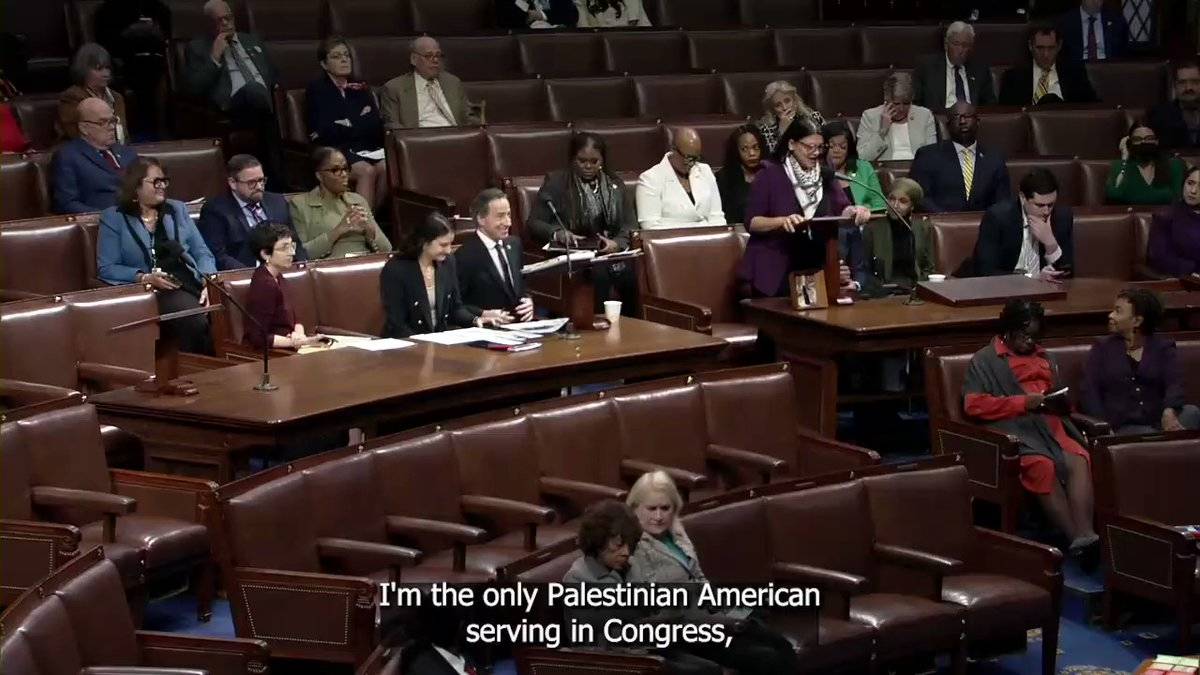 ABD kongre üyesi Rep Rashida'dan tarihi konuşma