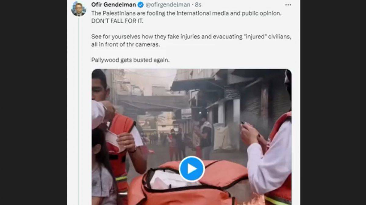 Netanyahu'nun adamı kurgu videoyla Gazze'deki soykırımı inkar etti