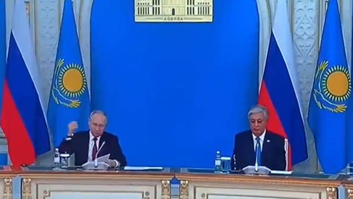 Tokayev, Kazak Türkçesi konuşunca Rus heyeti şaşırdı