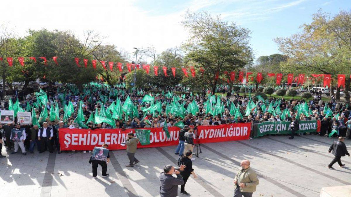 İstanbul’da binler Gazze için yürüdü!