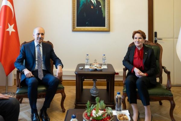 TBMM Başkanı Kurtulmuş'tan Akşener'e ziyaret