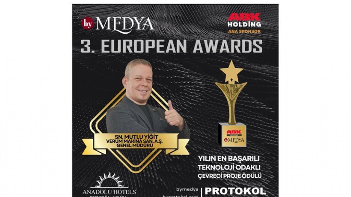İş insanı Mutlu Yiğit yılın en başarılı teknoloji odaklı çevreci proje ödülüne layık görüldü