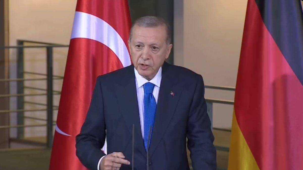 Erdoğan'ın Almanya ziyaretinde 'Gazze' açıklaması