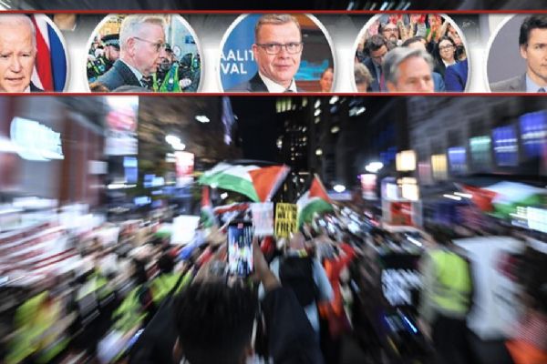 Destekçilerin sokağa çıkacak yüzü yok! Gazze'deki katliamın suç ortağı liderler her yerde protesto ediliyor